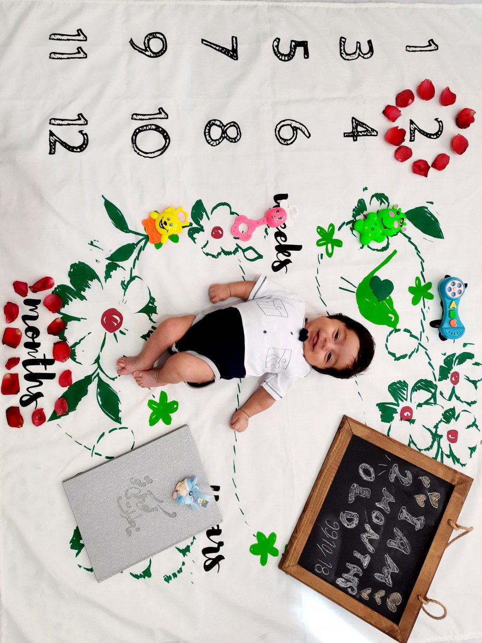 دو ماهگی نوزاد سامیار