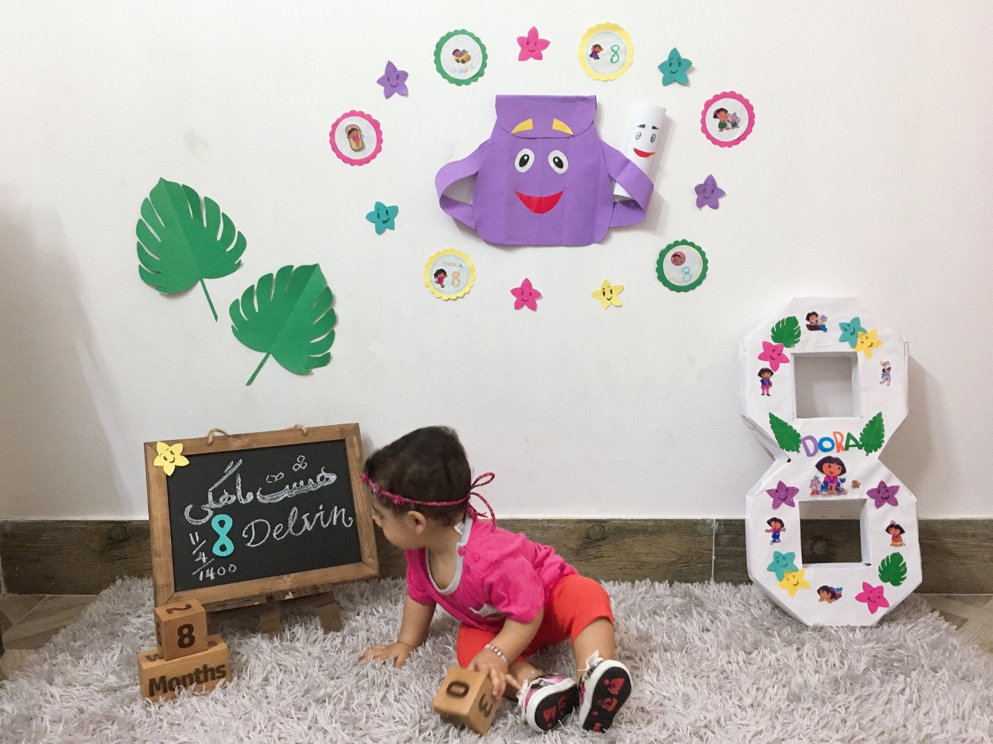 هشت ماهگی نوزاد دلوین قلی نژاد