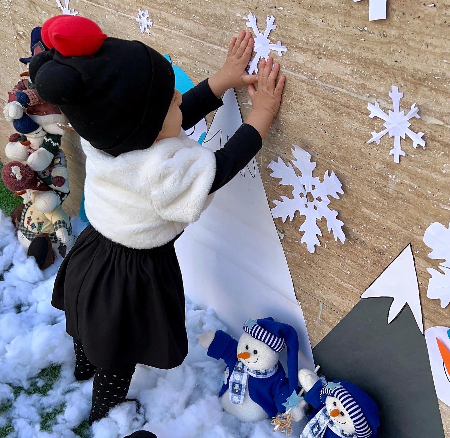 تم عکس زمستانی نوزاد دلوین قلی نژاد