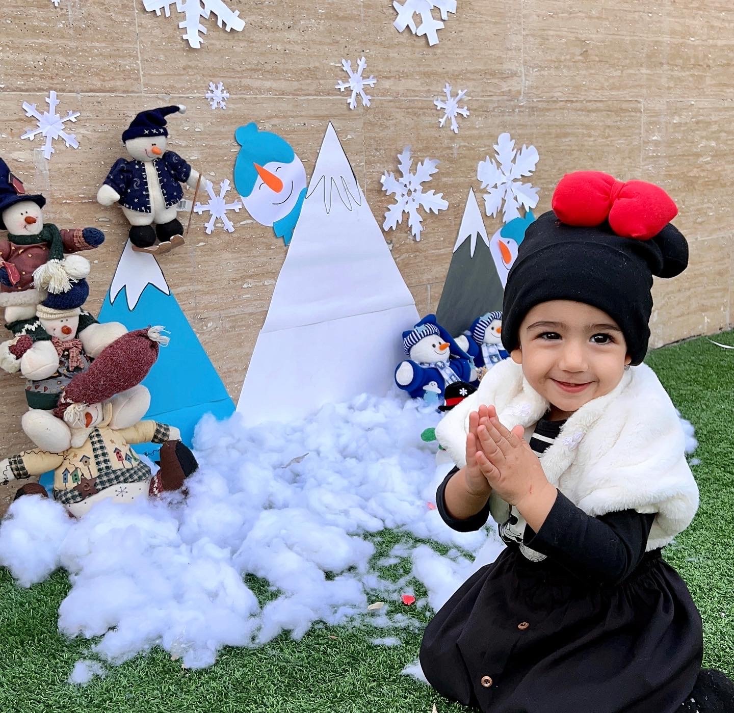 تم عکس زمستانی نوزاد دلوین قلی نژاد