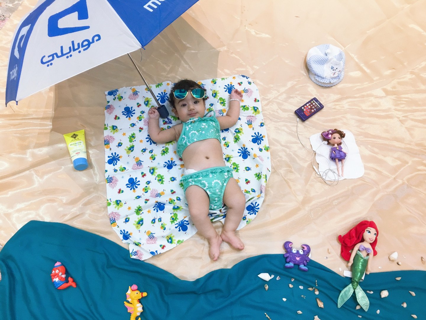 تم عکس تابستانی کودک دلوین قلی نژاد