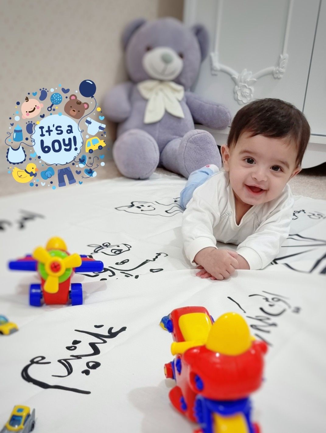 غلتیدن نوزاد مهرسام عرشیان