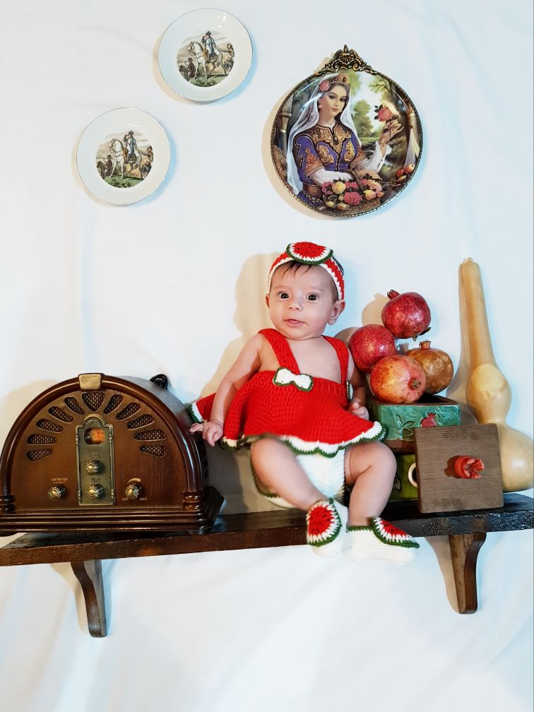 چهار ماهگی نوزاد سلین فریدونی