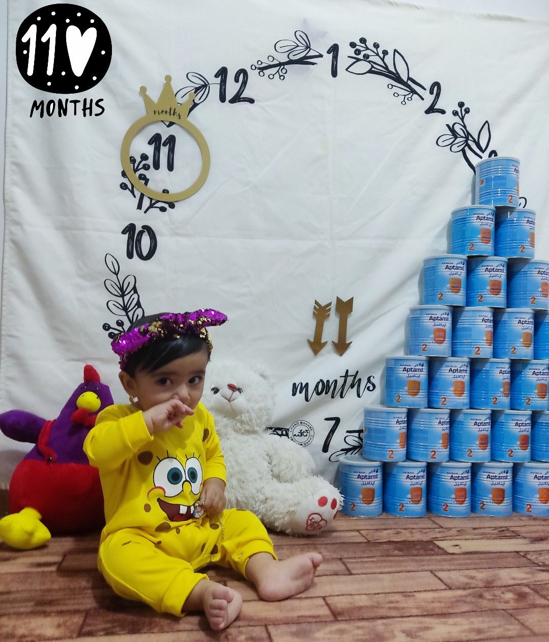 یازده ماهگی نوزاد دلسا آبروشن