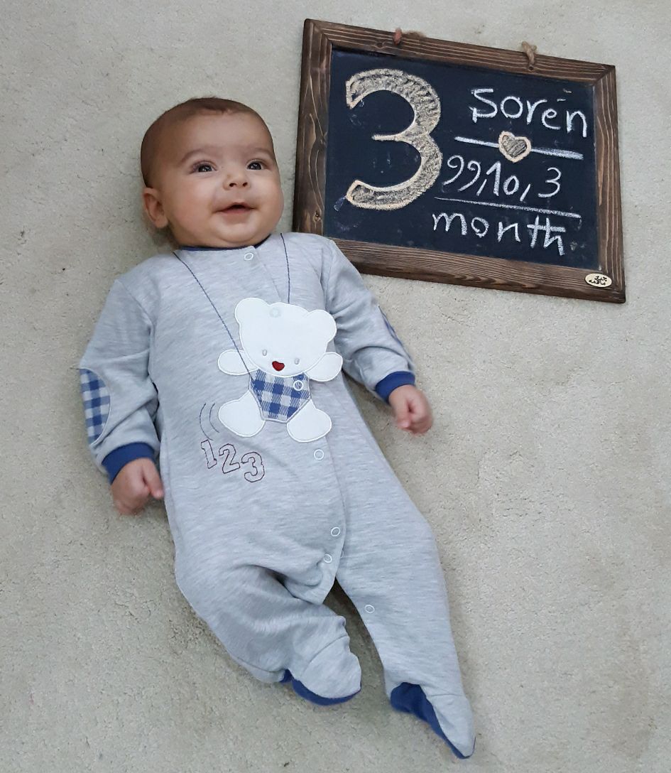 سه ماهگی نوزاد سورن صادقی