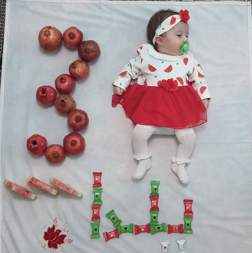 شب یلدا کودک نهال نعمت الهی