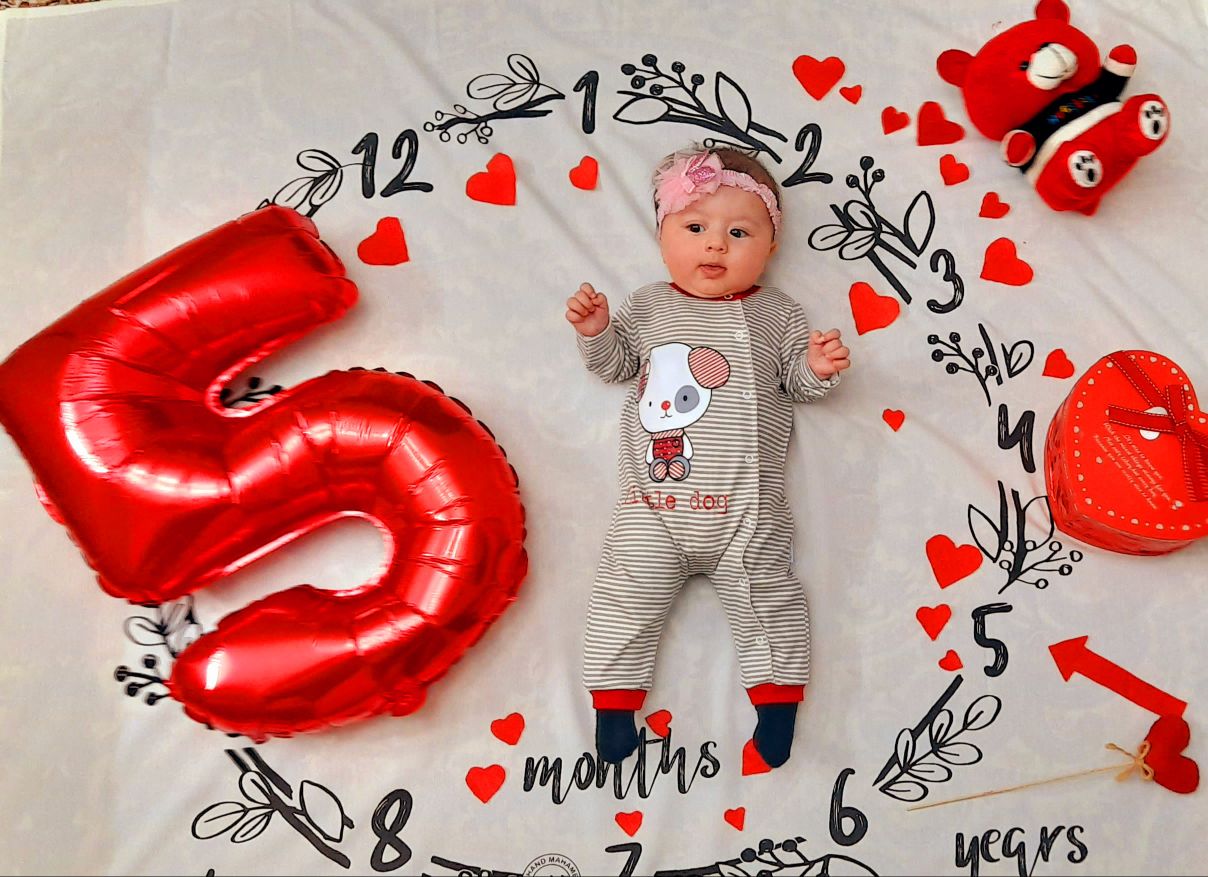 پنج ماهگی نوزاد نهال نعمت الهی