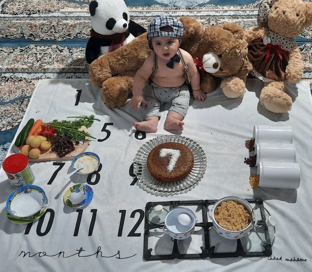 هفت ماهگی نوزاد بنیامین محمدیان