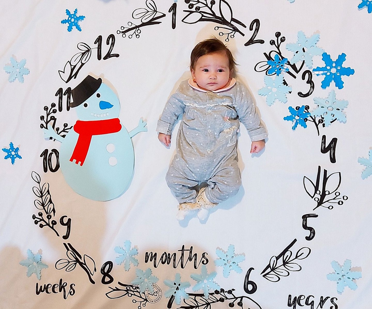 تم عکس زمستانی نوزاد لیانا قراخانلو