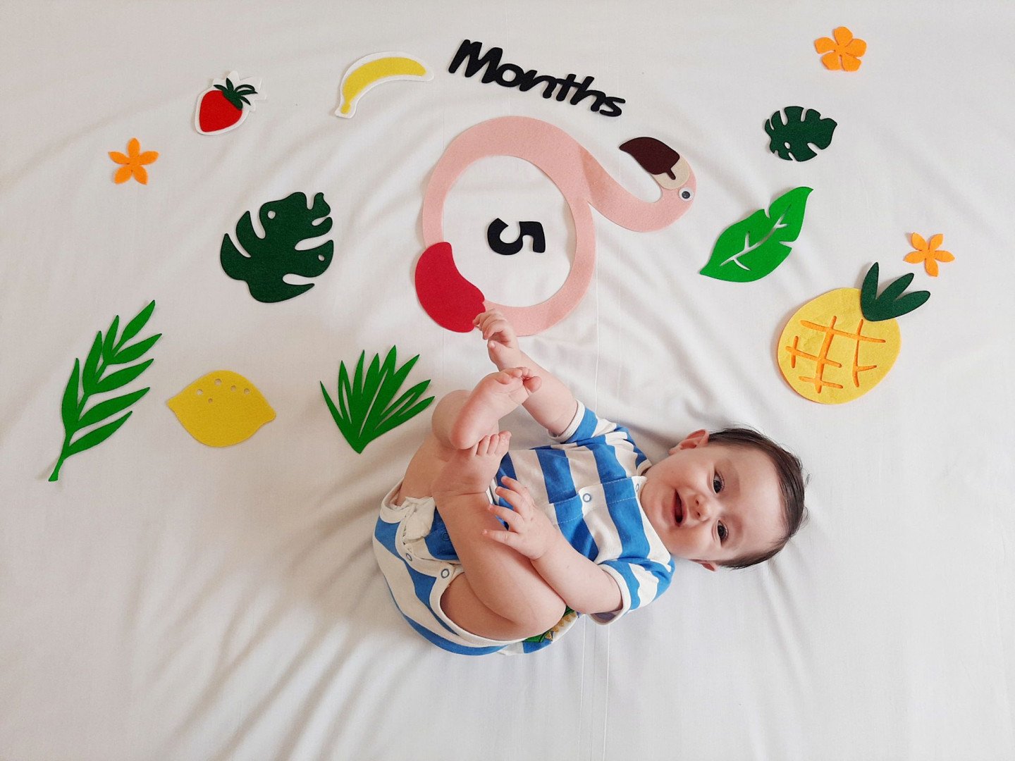 پنج ماهگی نوزاد برسام صالحی