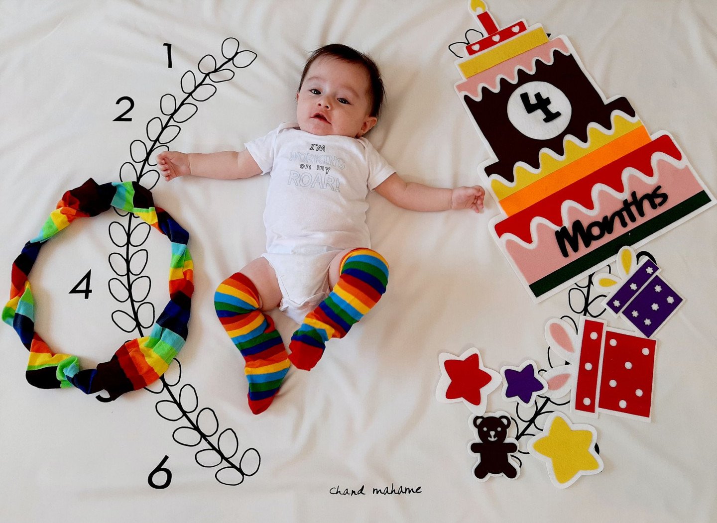 چهار ماهگی نوزاد برسام صالحی