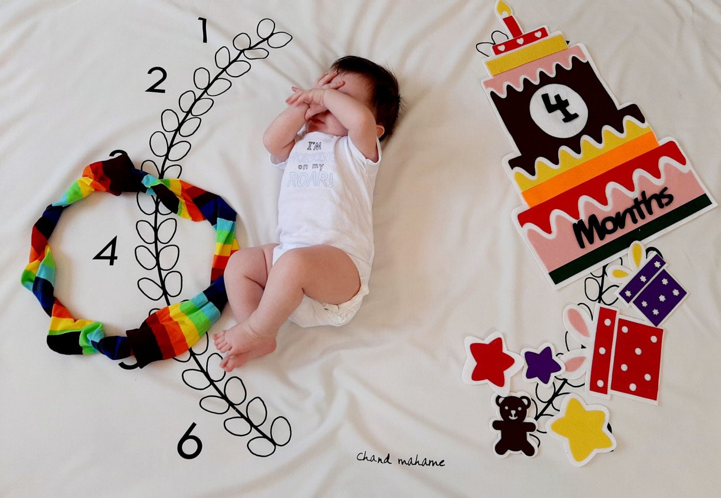 چهار ماهگی نوزاد برسام صالحی