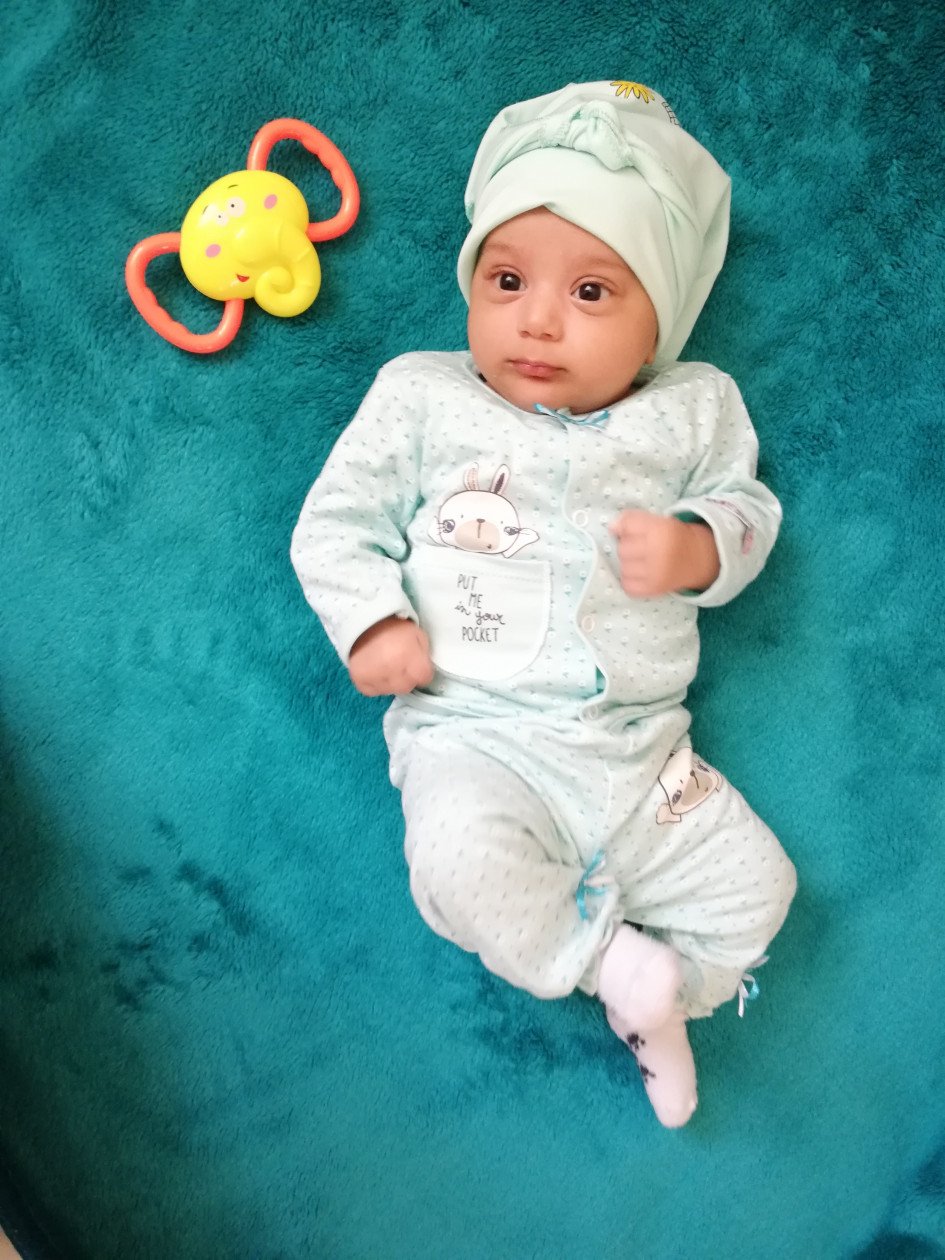 دو ماهگی نوزاد ریحانه گلی
