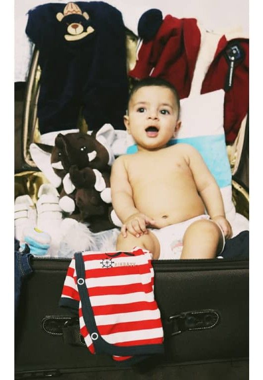 اولین نشستن نوزاد ماهان صافی