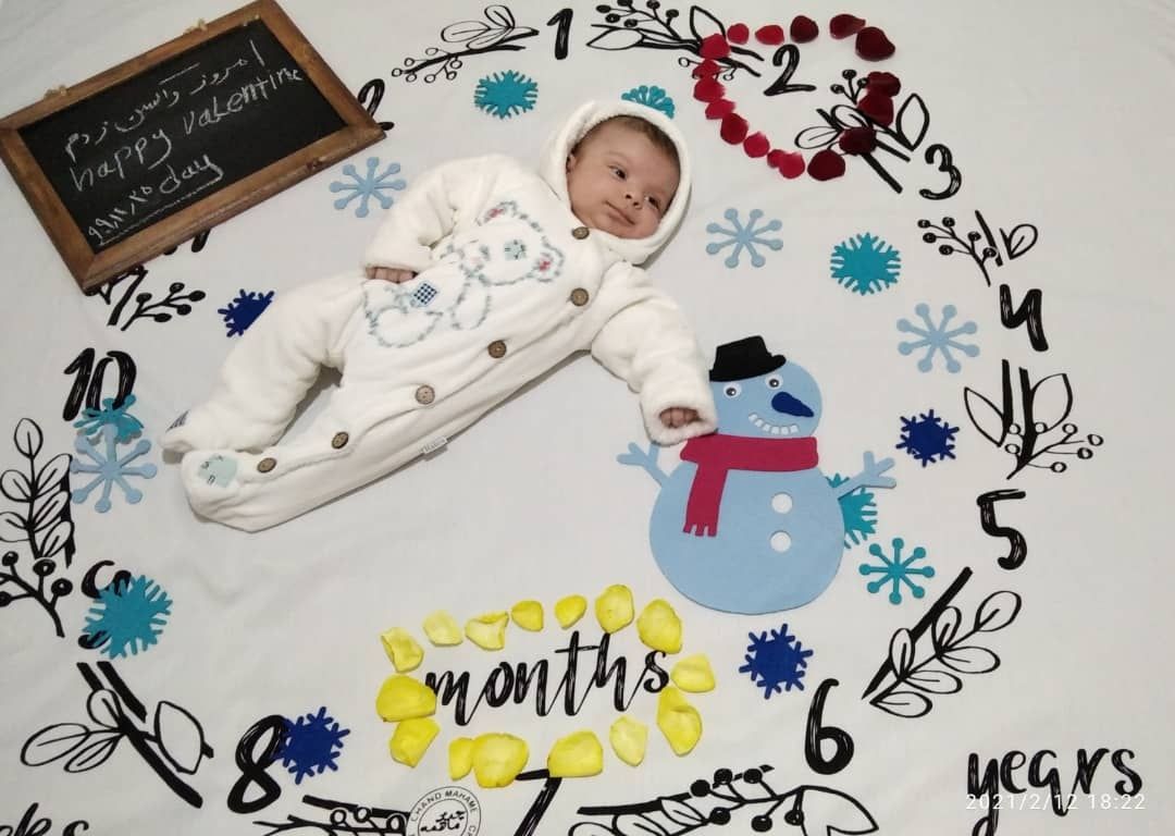 دو ماهگی نوزاد امیرعلی ادهمی