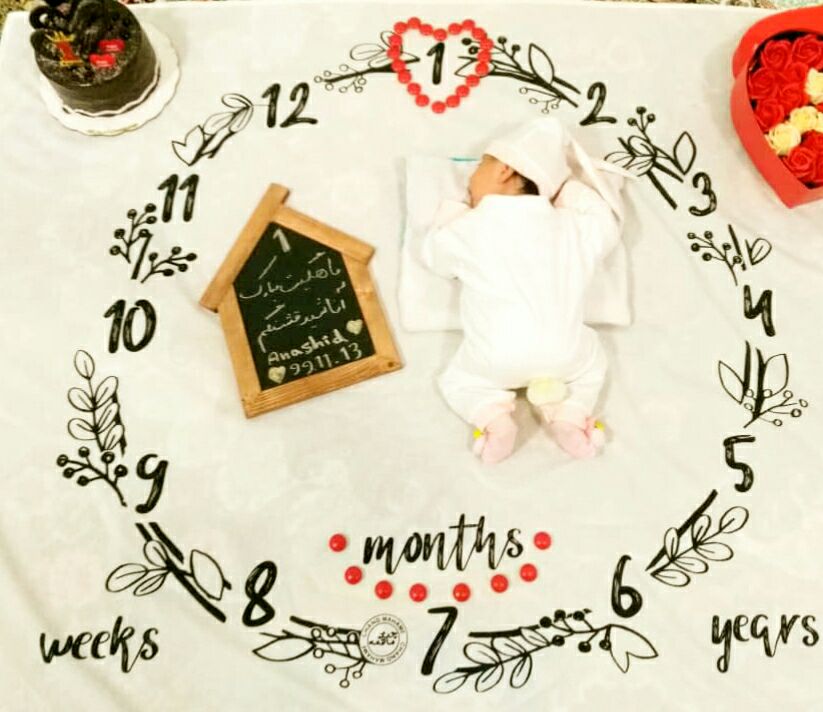 یک ماهگی نوزاد آناشید شجاعی