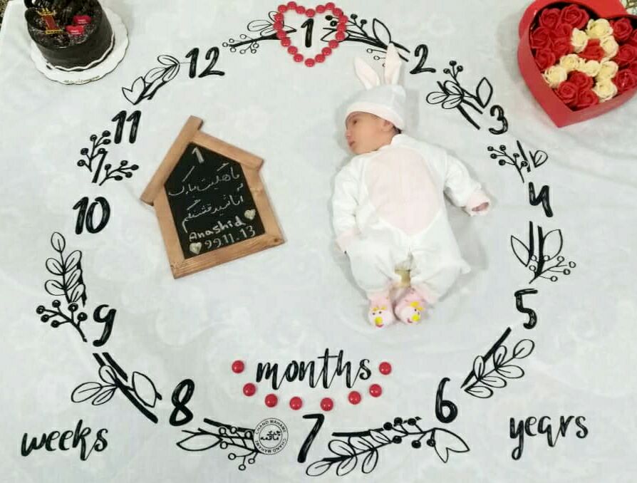 یک ماهگی نوزاد آناشید شجاعی