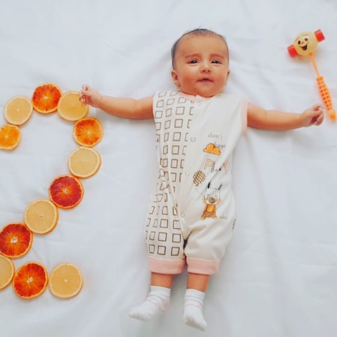 دو ماهگی نوزاد حَؤراء