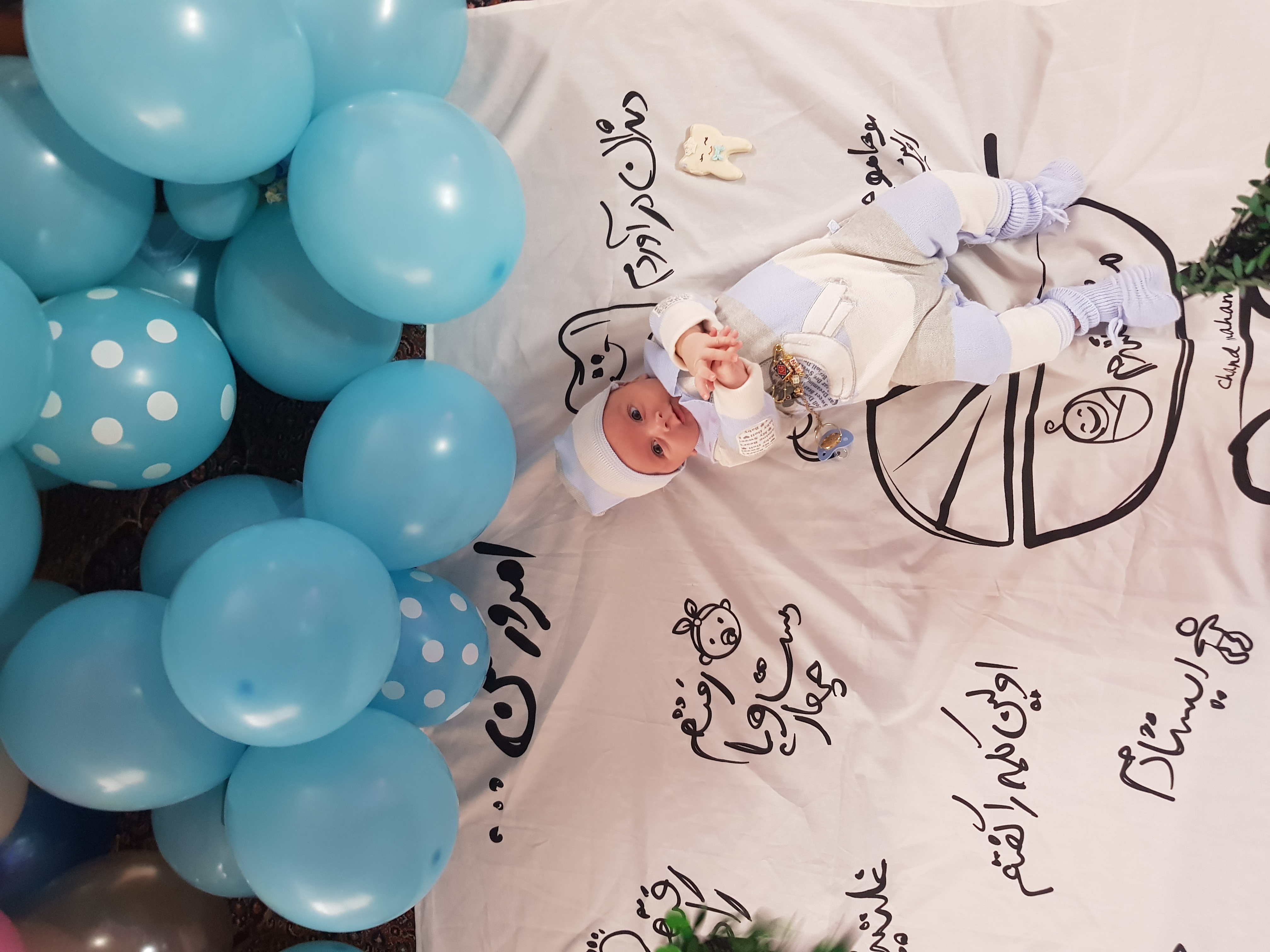 متولد شدن نوزاد ارهان ملکی فیروزorhan.mlk...insta