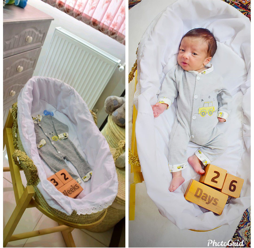 یک ماهگی نوزاد آدریَن شاپورجانی