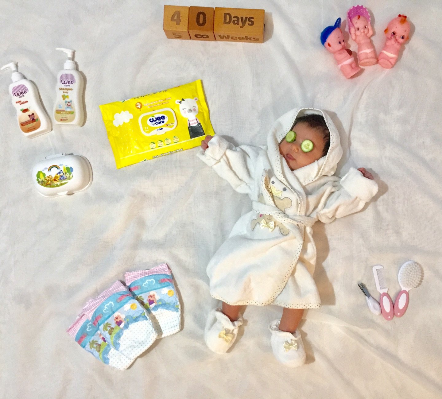 یک ماهگی نوزاد سلین قادری