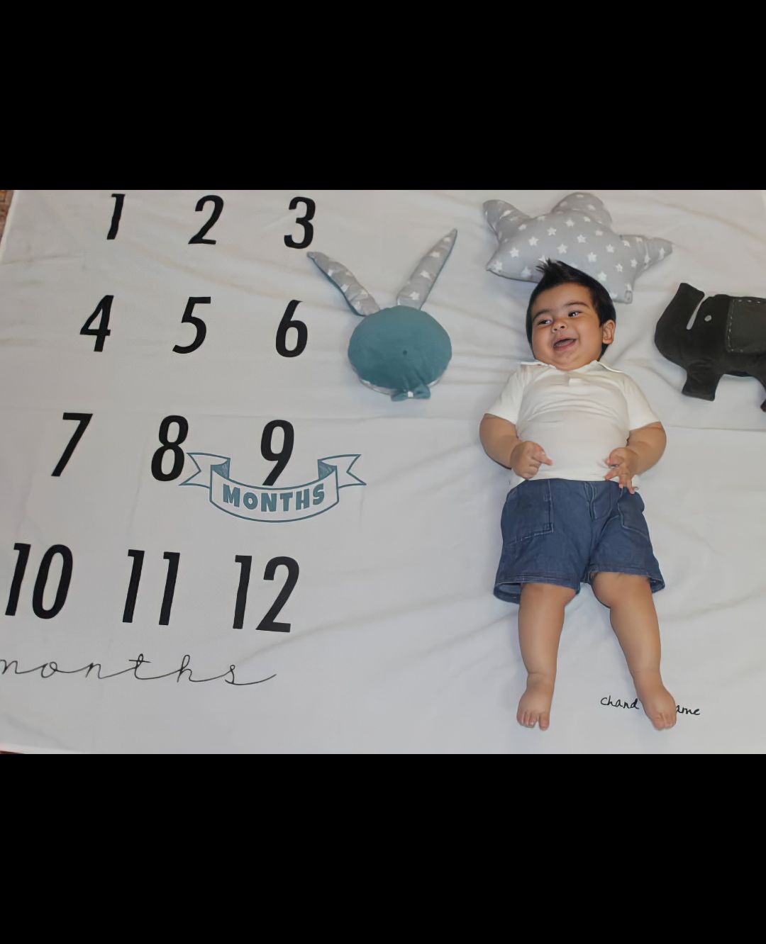 نه ماهگی نوزاد کوروش عنابستانی