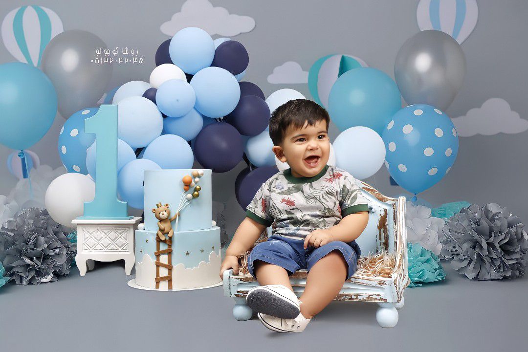 عکس نوزاد پسر کوروش عنابستانی