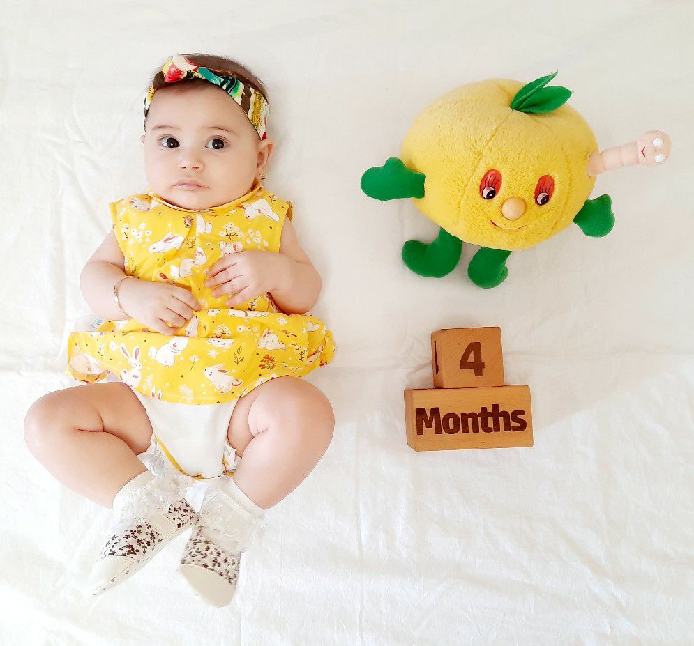 چهار ماهگی نوزاد سروین عزیزی