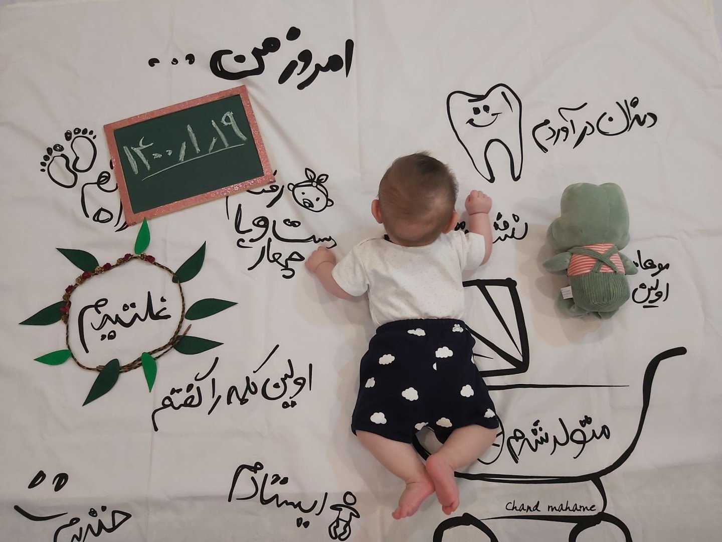 غلتیدن نوزاد سید امیرسام کرداسی