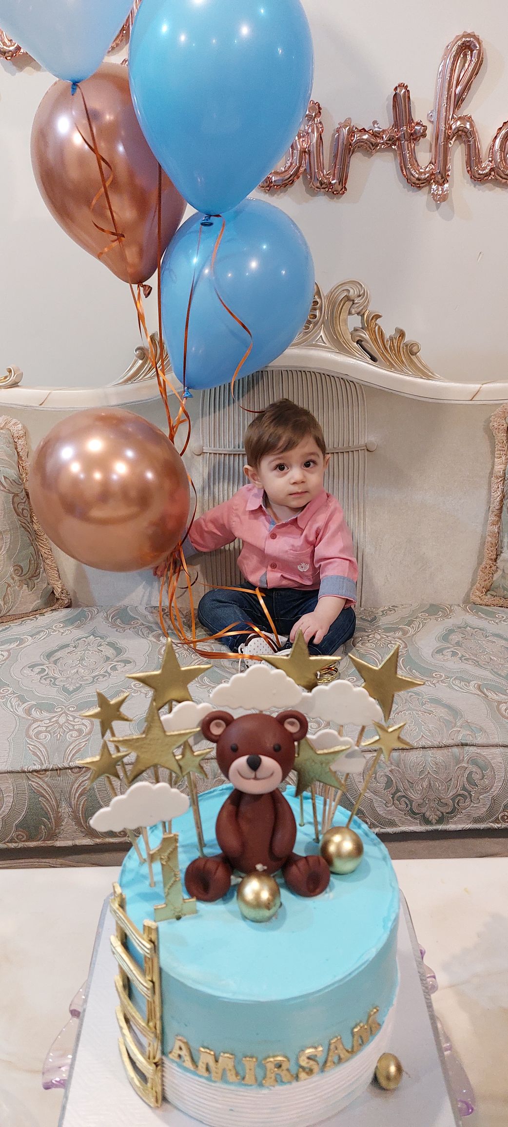 تولد یک سالگی کودک سید امیرسام کرداسی