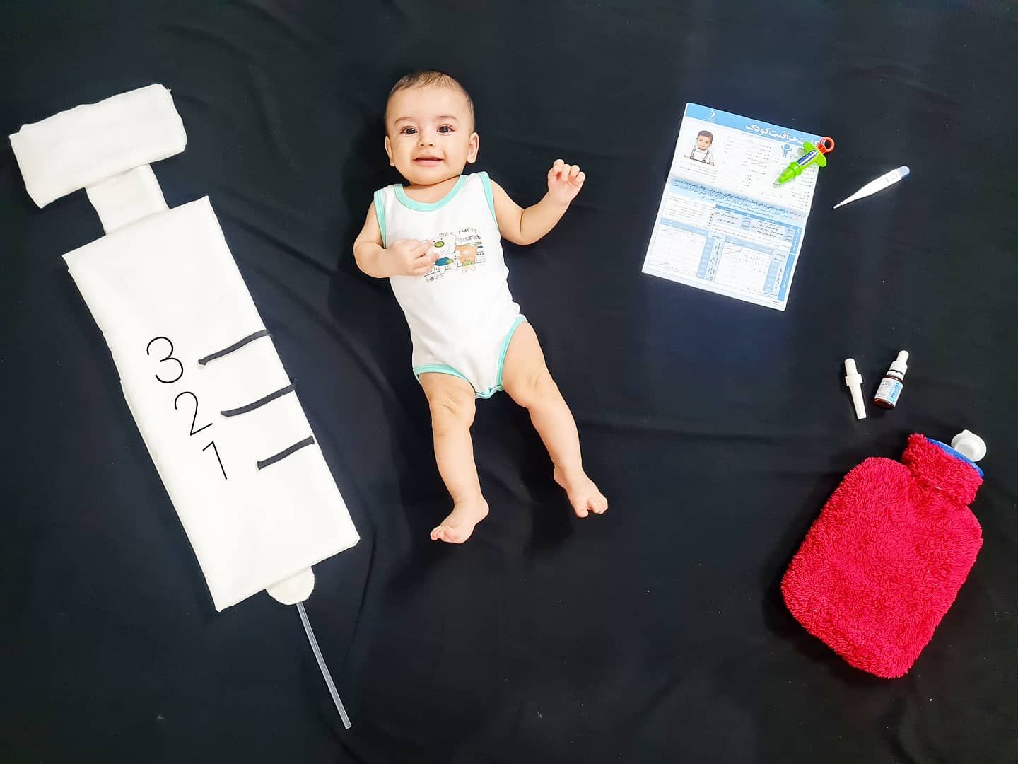 چهار ماهگی نوزاد ارسلان کوچه باغی