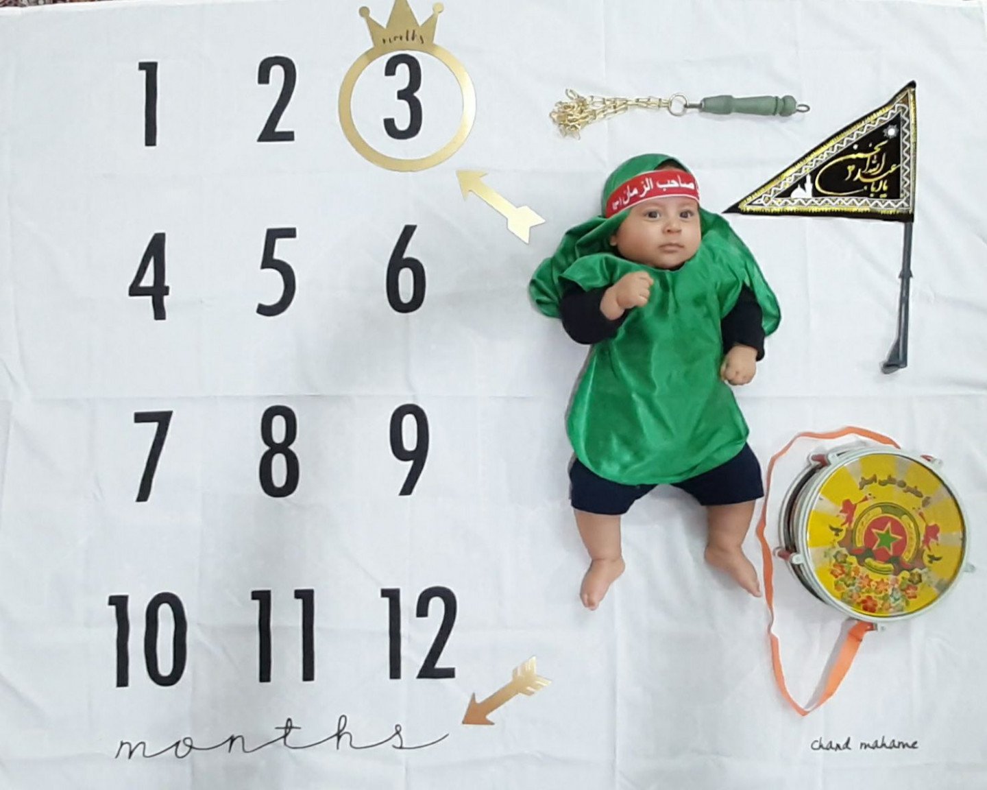 شش ماهگی نوزاد آراد صفری نژاد