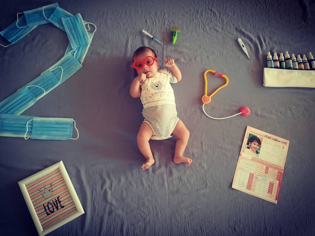 عکس کودک با تم شغلی کیانا دهقانی