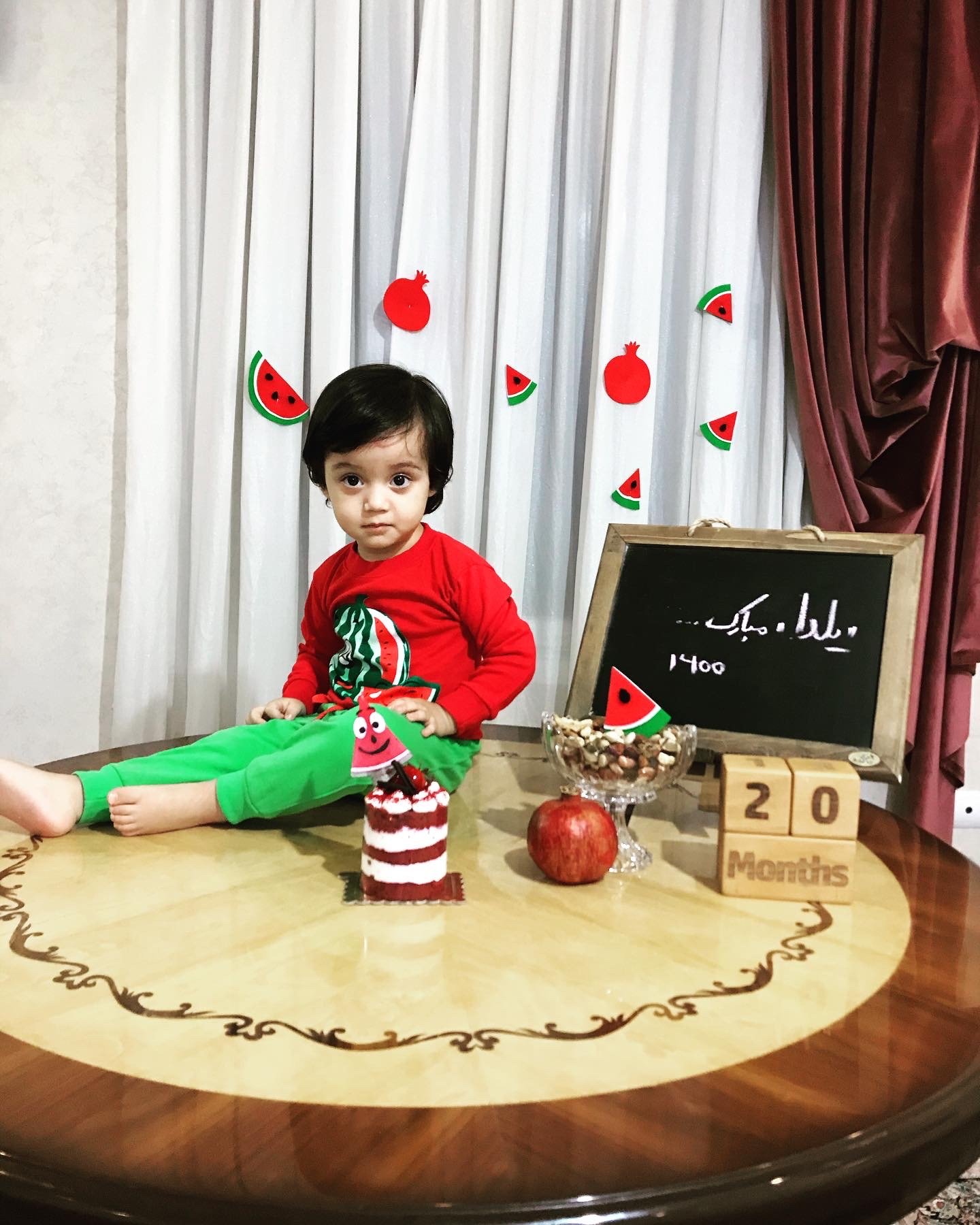 بیست ماهگی کودک آرسين اميرى