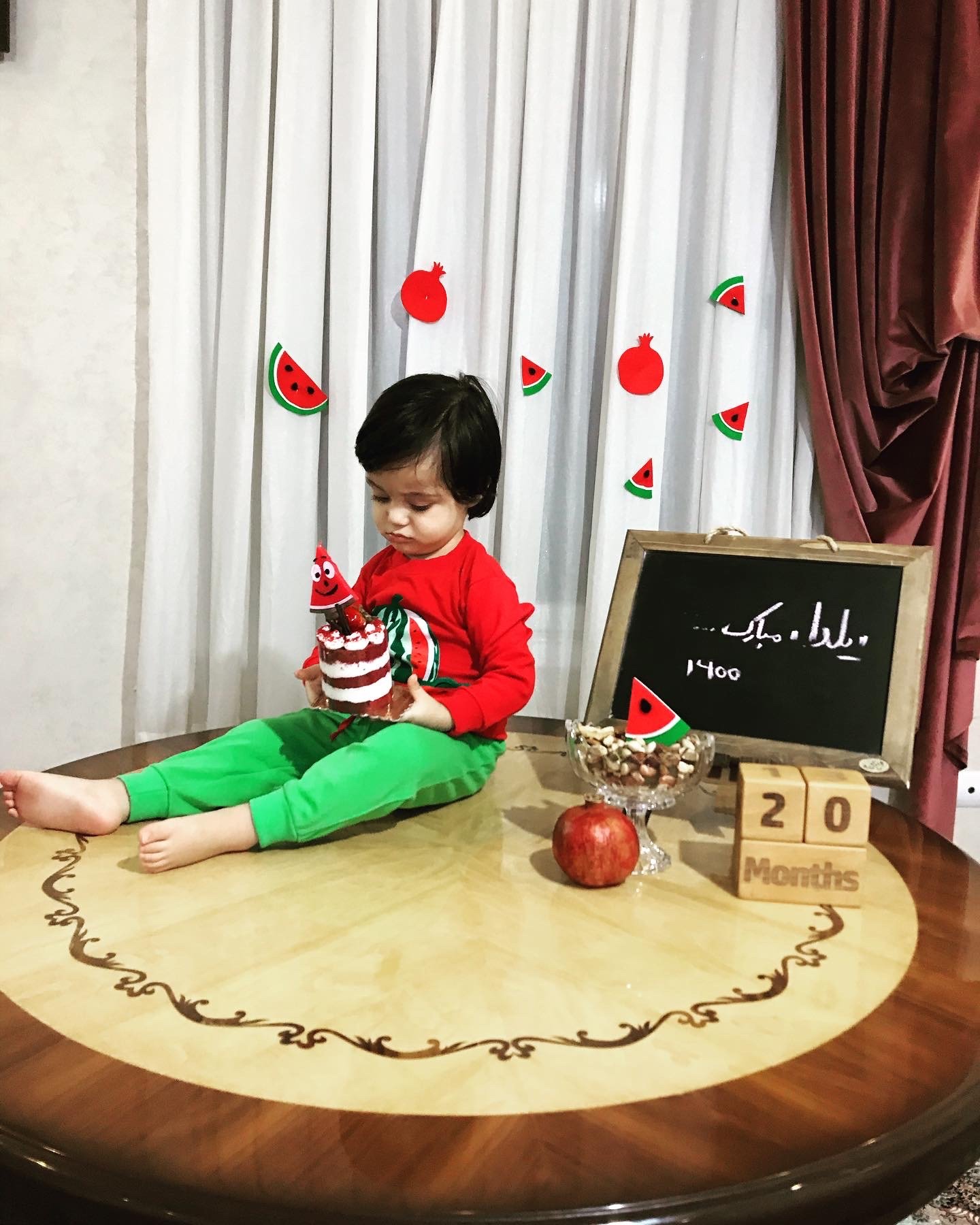 بیست ماهگی کودک آرسين اميرى