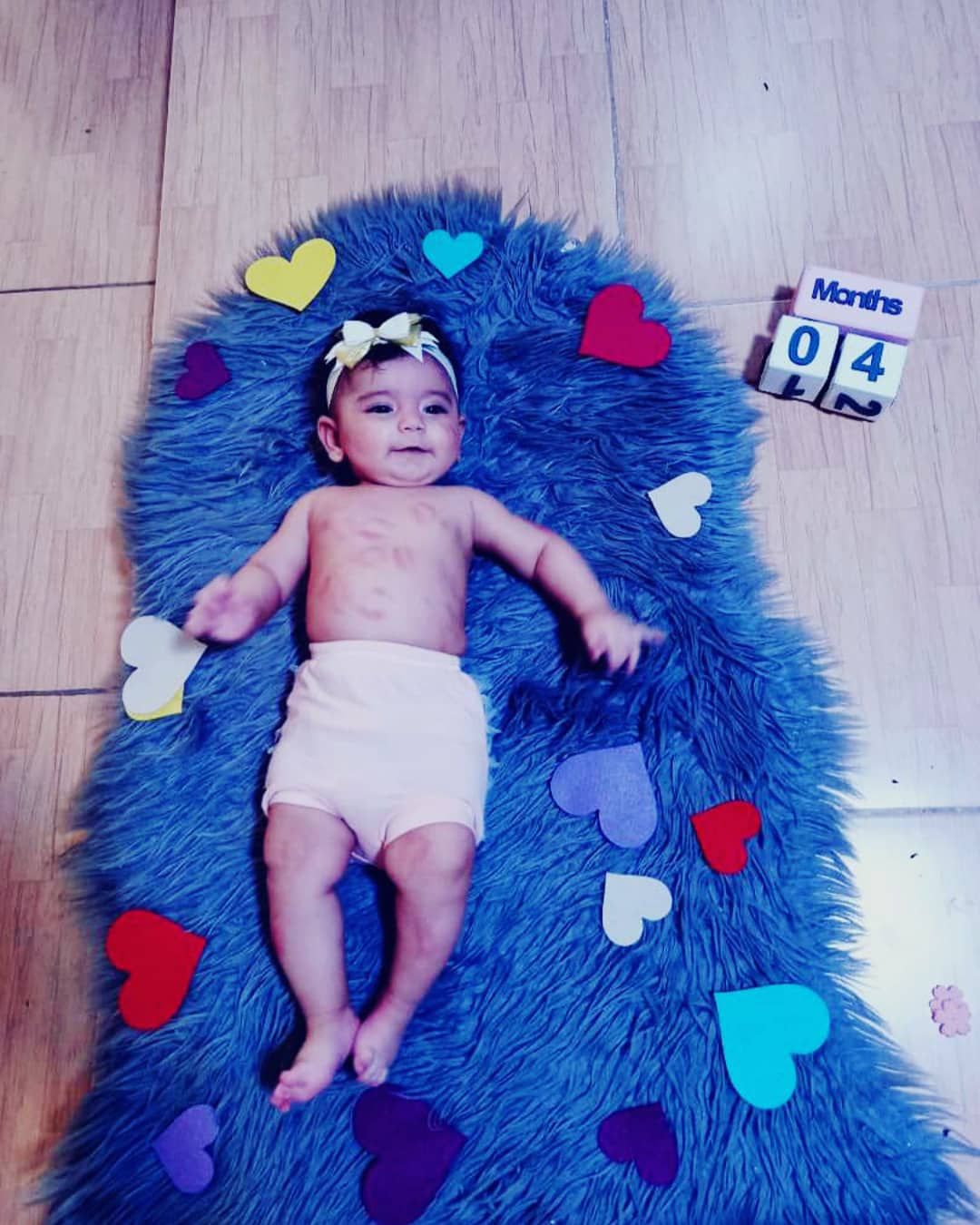 چهار ماهگی نوزاد آدریناسادات هاشمی