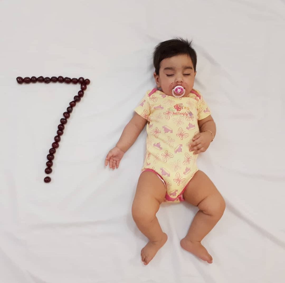 نه ماهگی نوزاد آوا غیب الهی