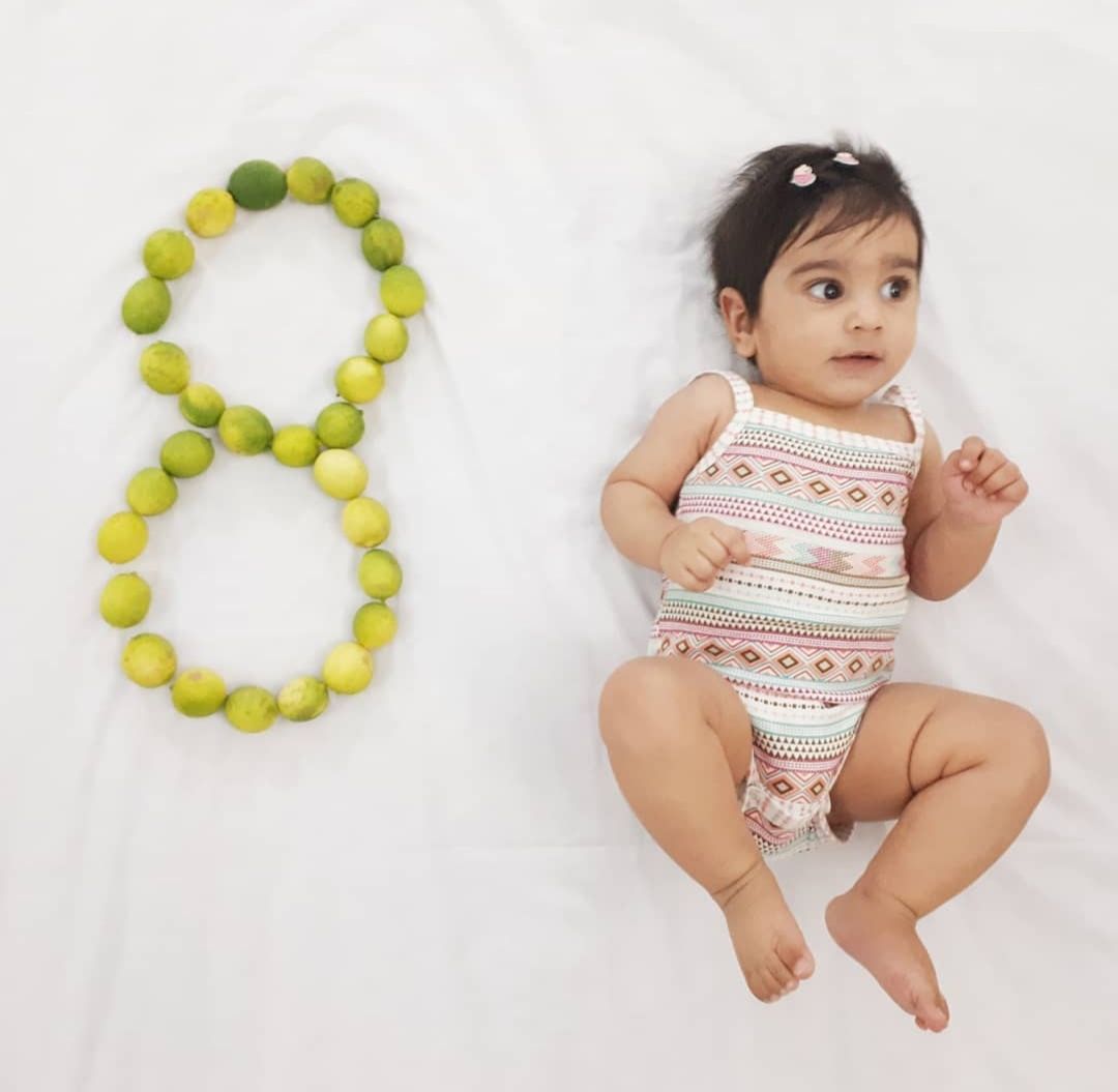 هشت ماهگی نوزاد آوا غیب الهی