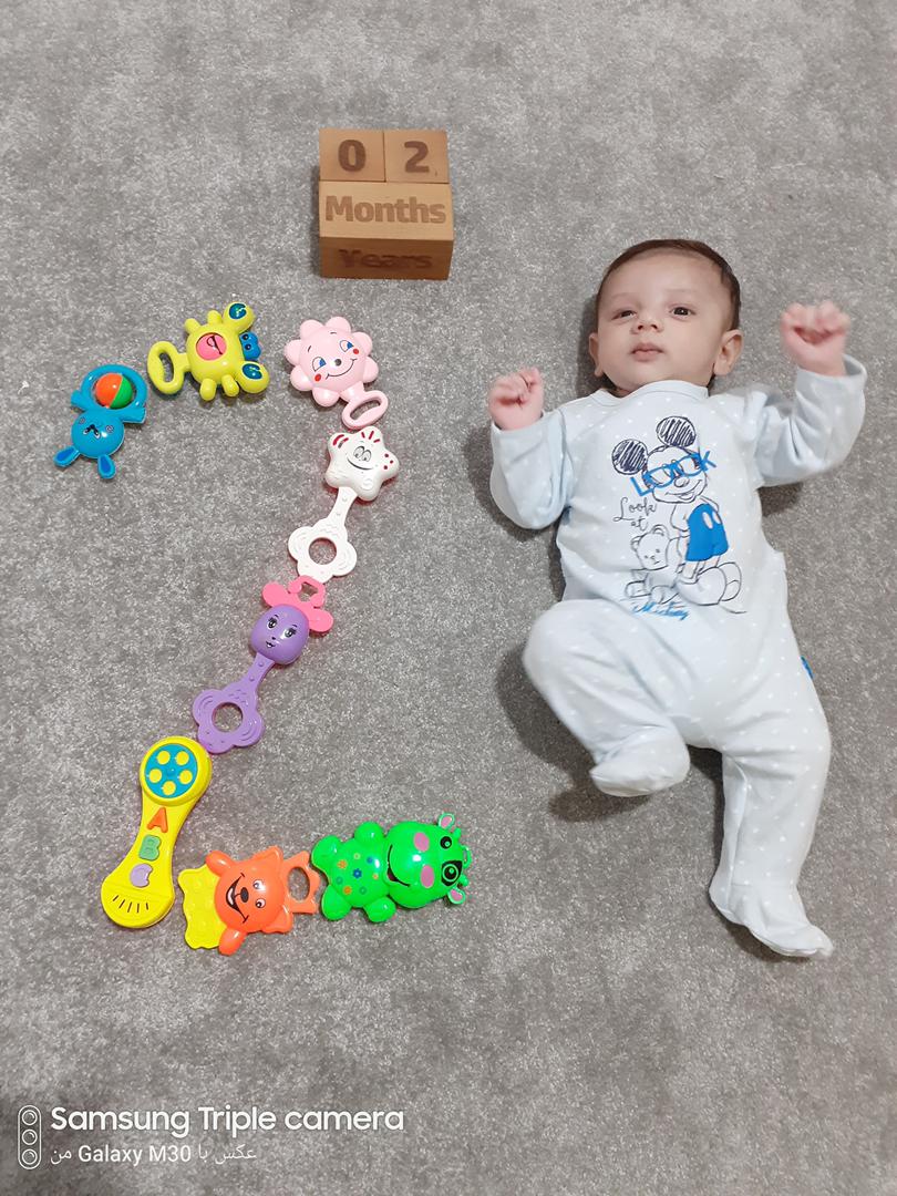 اولین خنده نوزاد كيان ميرعرب رضي