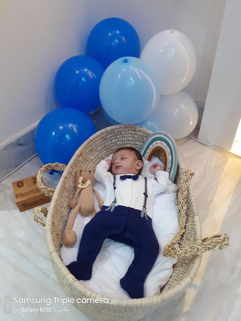 اولین خنده نوزاد كيان ميرعرب رضي