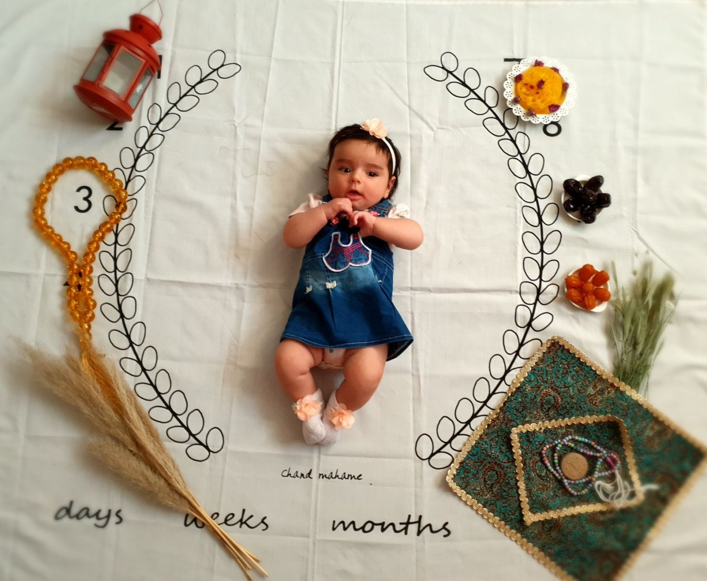 سه ماهگی نوزاد دلارام کریمی