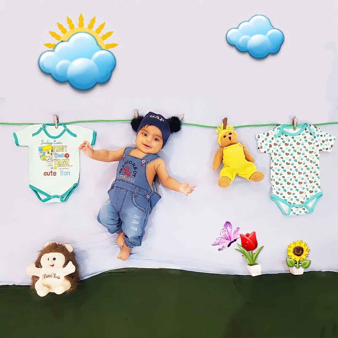 تم عکس تابستانی کودک بنیامین ربیعی