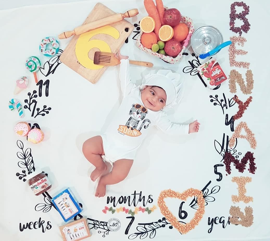 شش ماهگی نوزاد بنیامین ربیعی