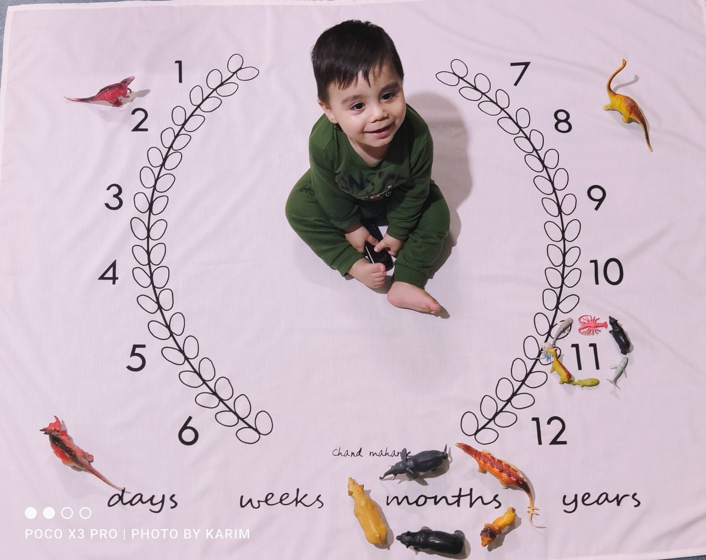 یازده ماهگی نوزاد محمد حسین مهری