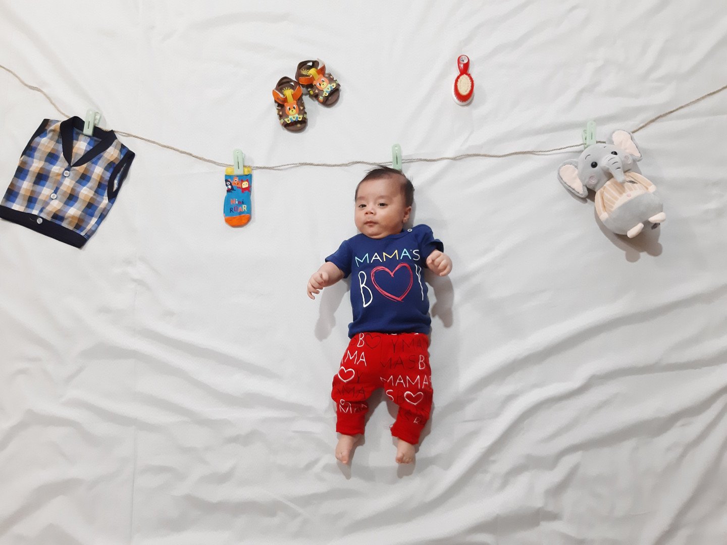 دو ماهگی نوزاد محمد حسین مهری