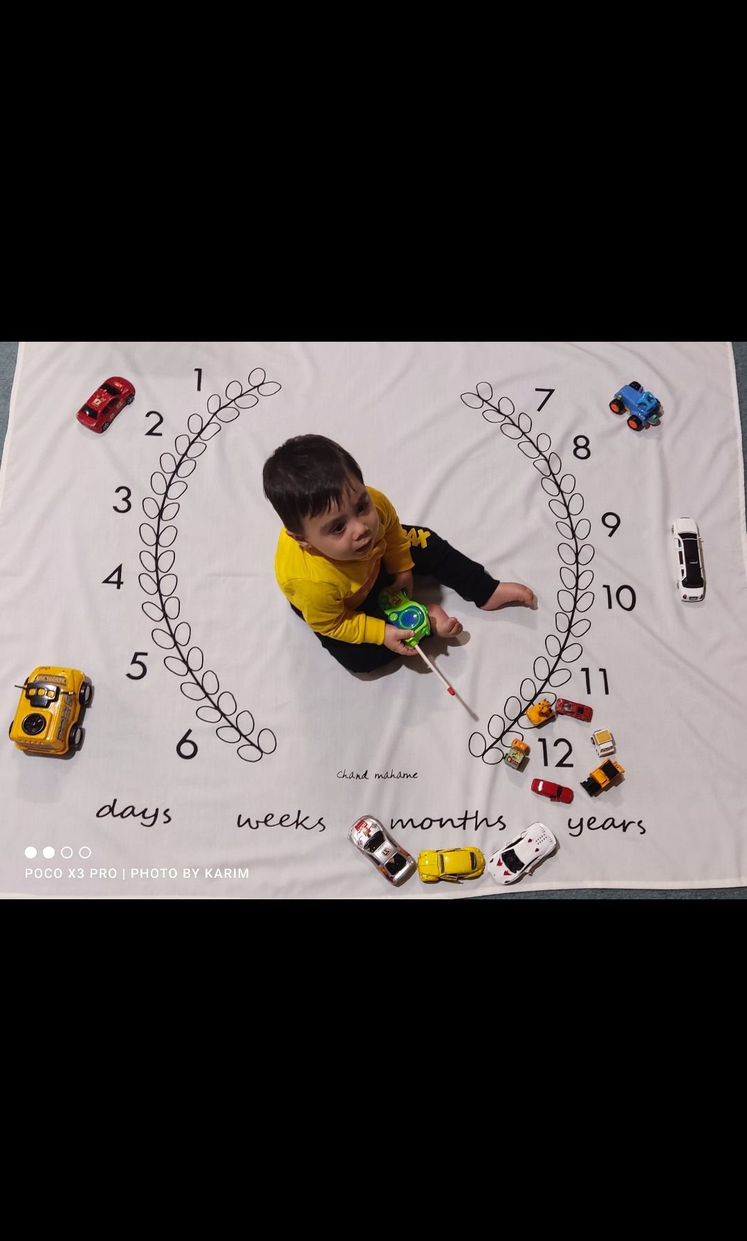 دوازده ماهگی نوزاد محمد حسین مهری