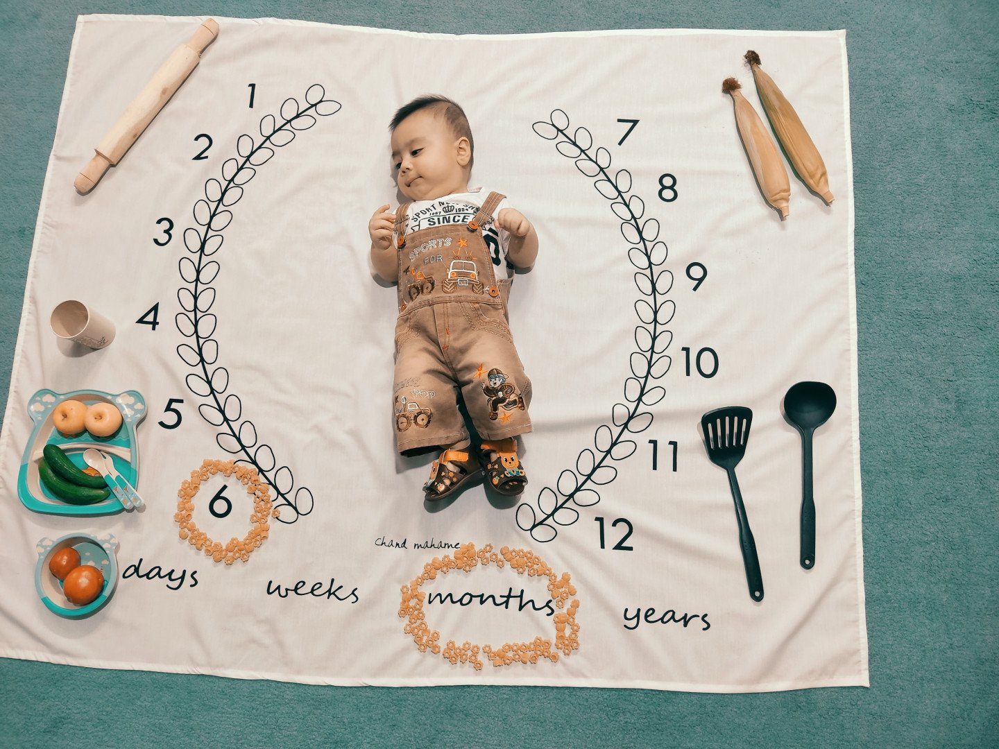 شش ماهگی نوزاد محمد حسین مهری