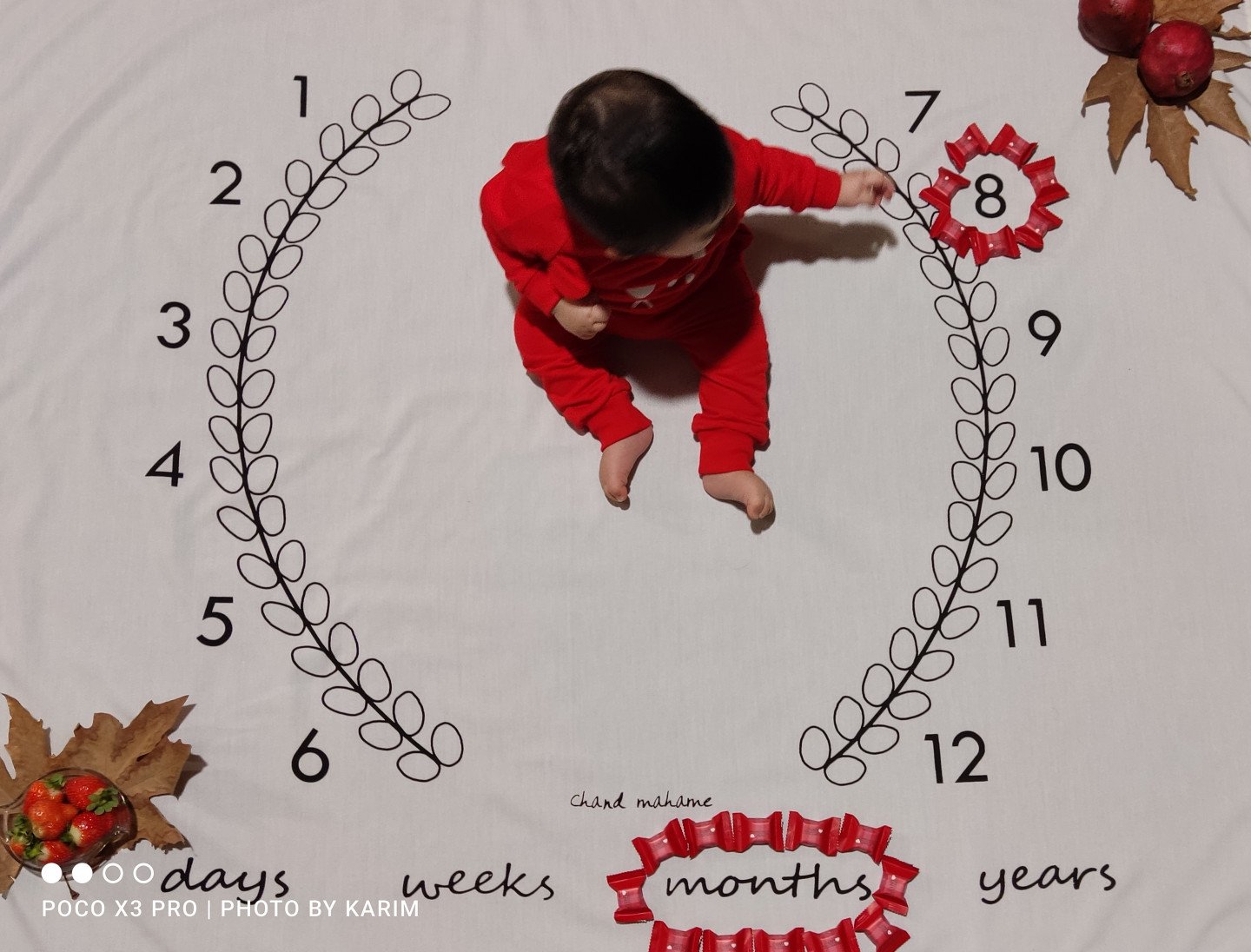 هشت ماهگی نوزاد محمد حسین مهری