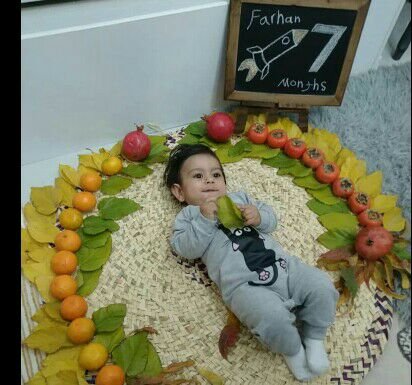 تم عکس پاییزی نوزاد فرهان اشرف