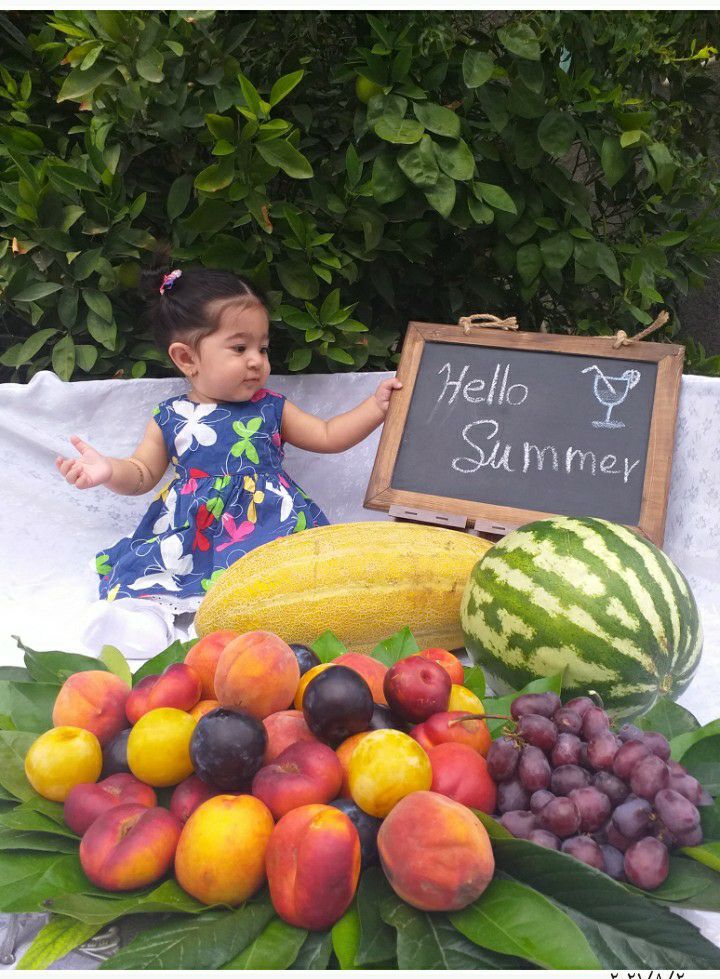 تم عکس تابستانی کودک النا اکبری